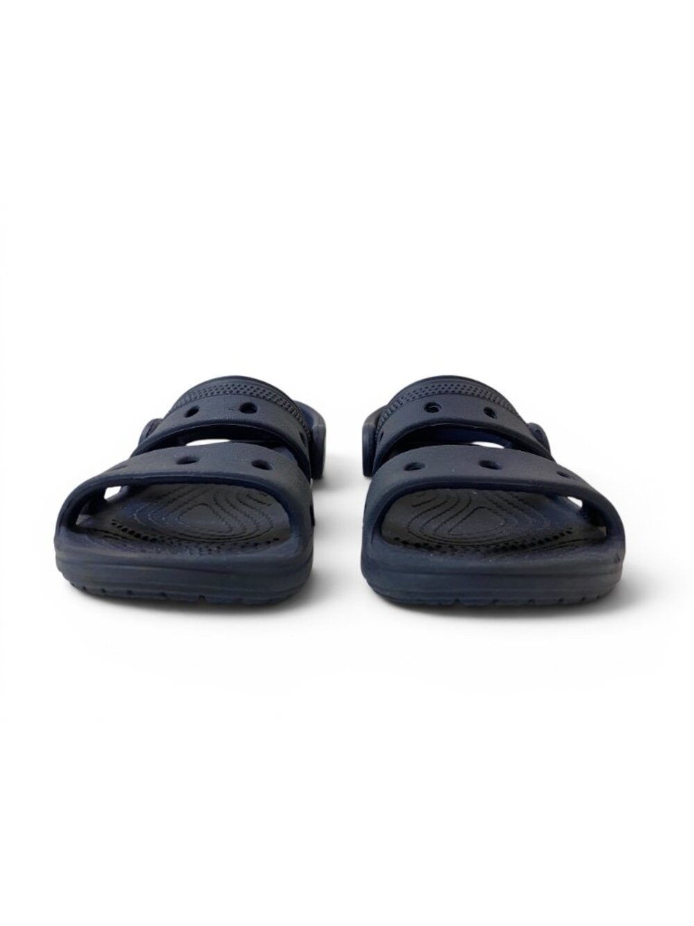 Crocs Kids Sandals Navy Blue C8 Toddler Classic Comfort Shoes - Picture 9 of 11